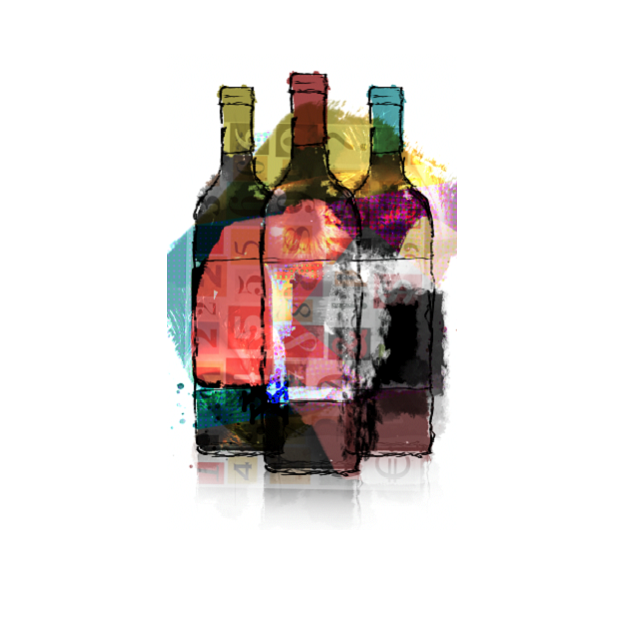 The anatomy of a bottle of wine